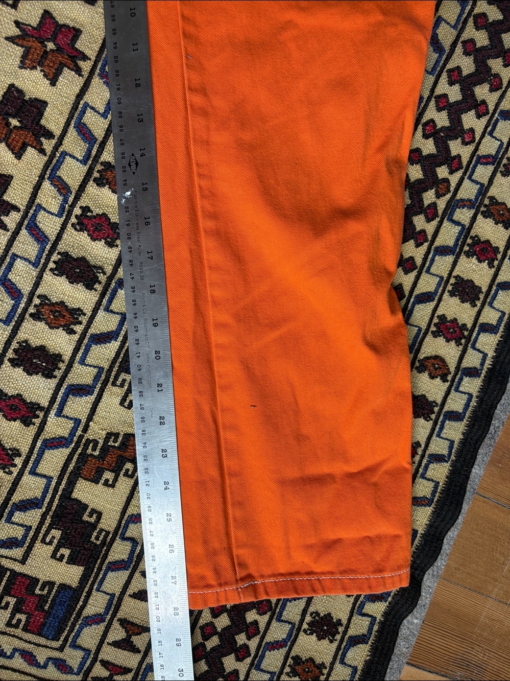 Dickies Carpenter Pants size 3 / 26 orange - Picture 5 of 5